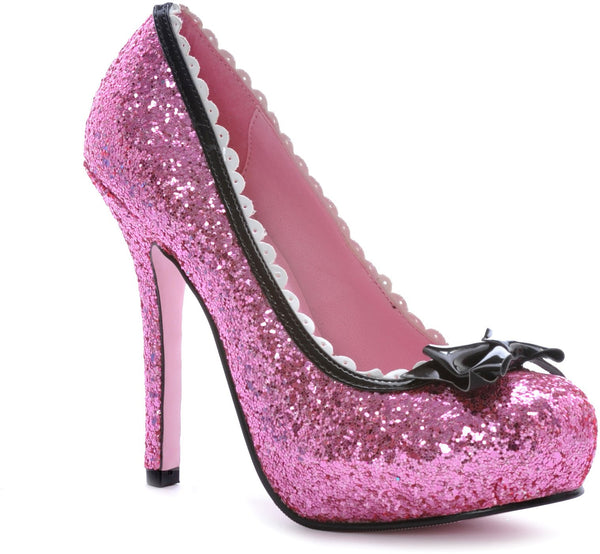 Princess 5 Inch Glitter Pump with Bow