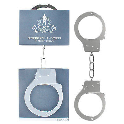OUCH! Beginners Handcuffs, White