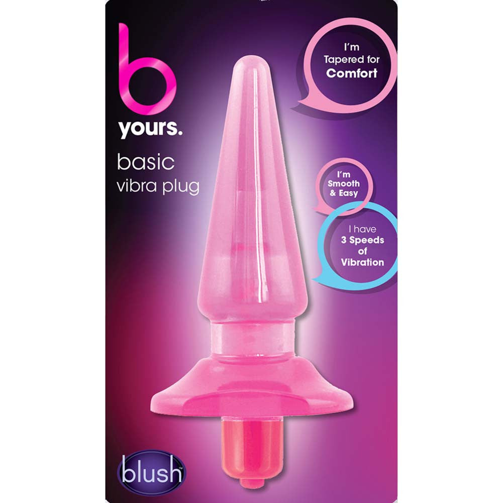 B Yours - Basic Vibra Plug, Pink