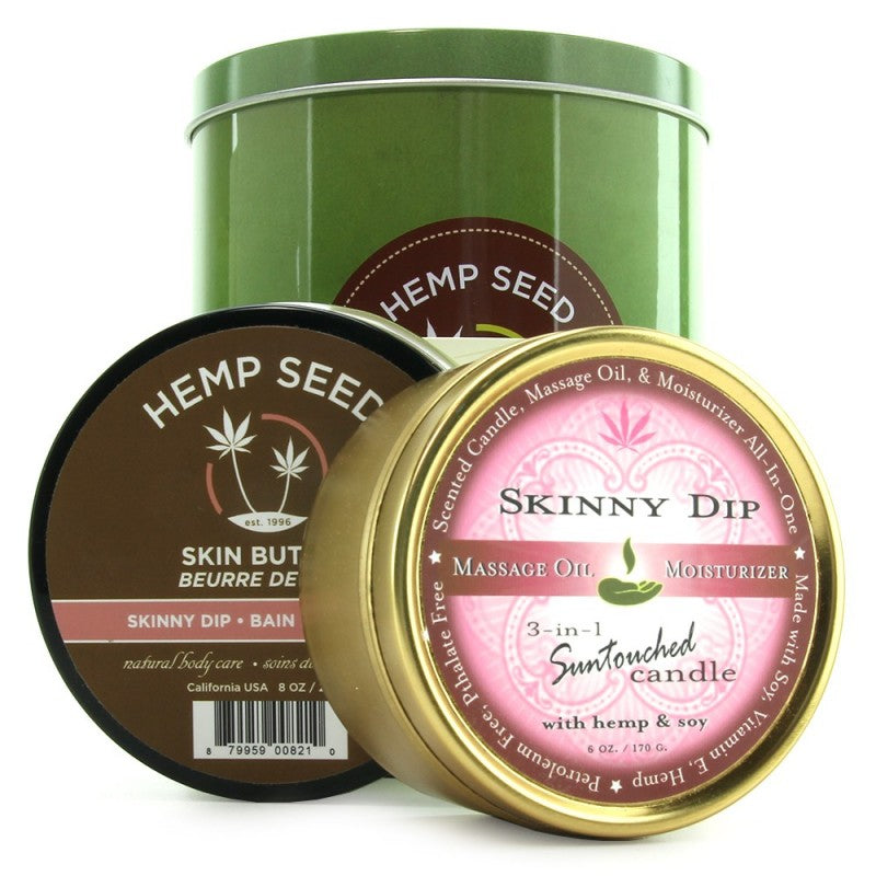 Hemp Seed Holiday Tin - Skinny Dip