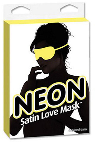 Neon Yellow Love Mask