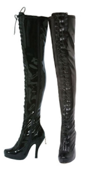Penthouse 4.5" Concealed Platform Thigh High Boot